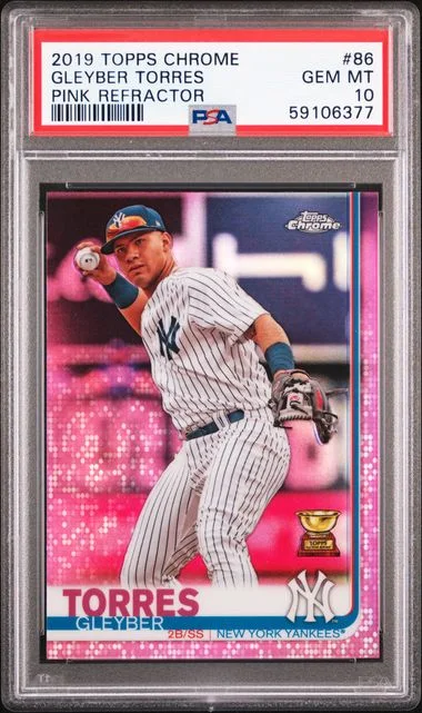 2019 Topps Chrome Gleyber Torres #86 card image