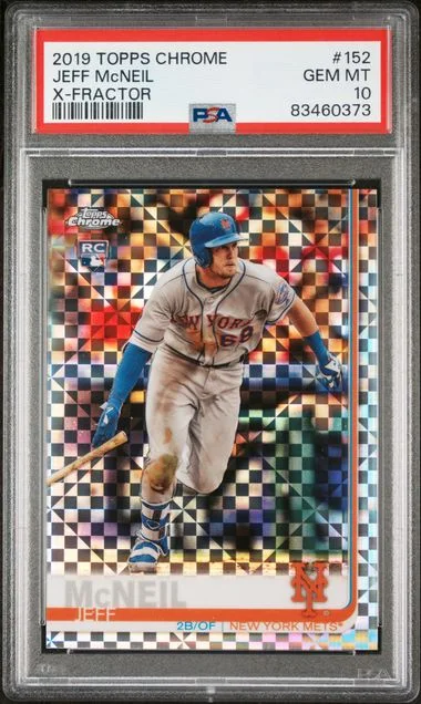 2019 Topps Chrome Jeff Mcneil X-Fractor #152 card image