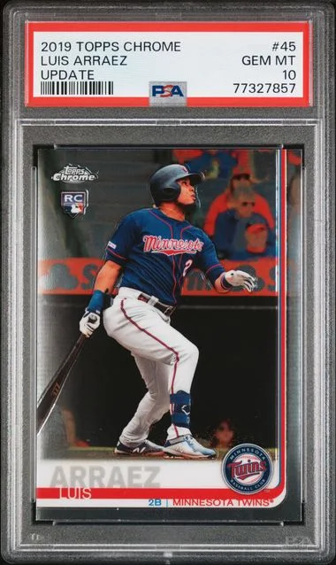 2019 Topps Chrome Luis Arraez #45 card image
