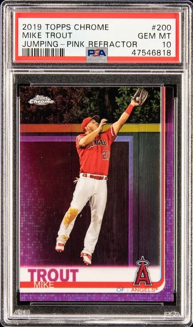 2019 Topps Chrome Mike Trout #200 card image
