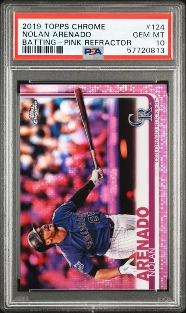 2019 Topps Chrome Nolan Arenado #124 card image
