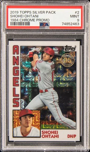 2019 Topps Chrome Promo 2 Shohei Ohtani Silver Pack #1984 card image