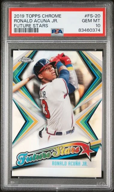 2019 Topps Chrome Ronald Acuna Jr. Future Stars #FS-20 card image