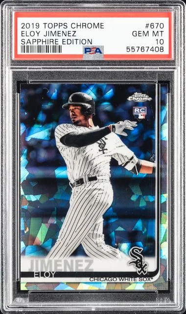 2019 Topps Chrome Sapphire Edition Eloy Jimenez #670 card image
