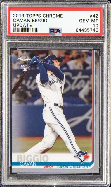 2019 Topps Chrome Update Cavan Biggio #42 card image