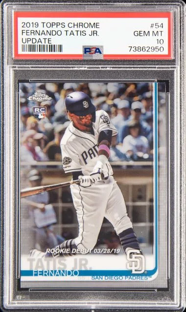 2019 Topps Chrome Update Fernando Tatis Jr. #54 card image
