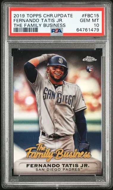 2019 Topps Chrome Update Fernando Tatis Jr. The Family Business #FBC15 card image