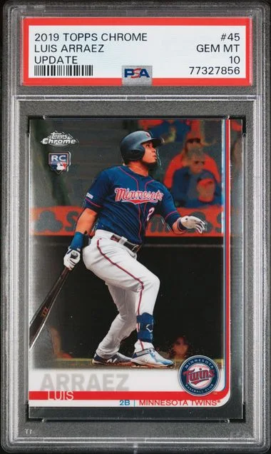 2019 Topps Chrome Update Luis Arraez #45 card image