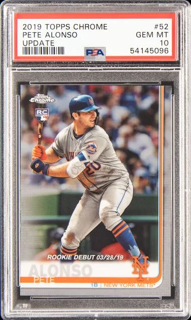 2019 Topps Chrome Update Pete Alonso #52 card image