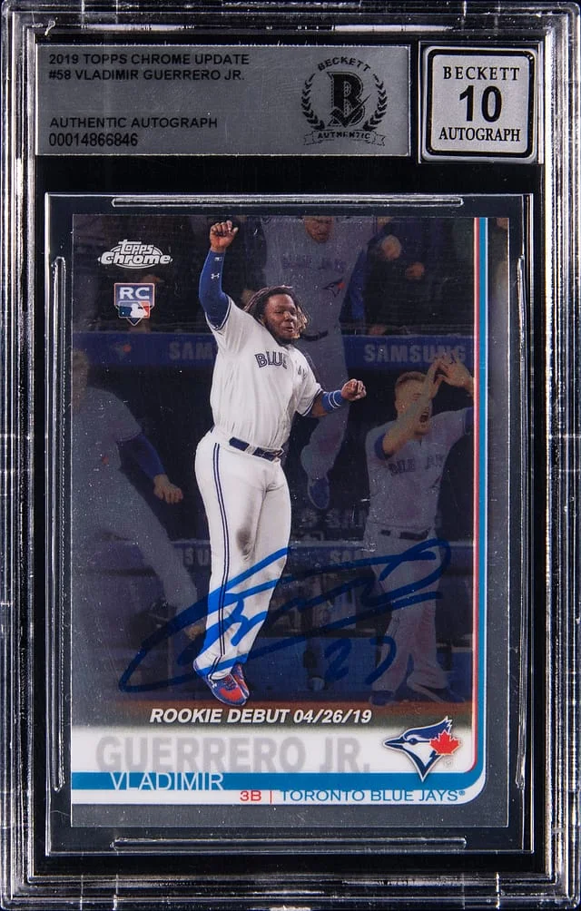 2019 Topps Chrome Update Vladimir Guerrero Jr. #58 card image