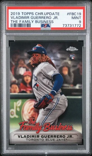 2019 Topps Chrome Update Vladimir Guerrero Jr. The Family Business #FBC-19 card image