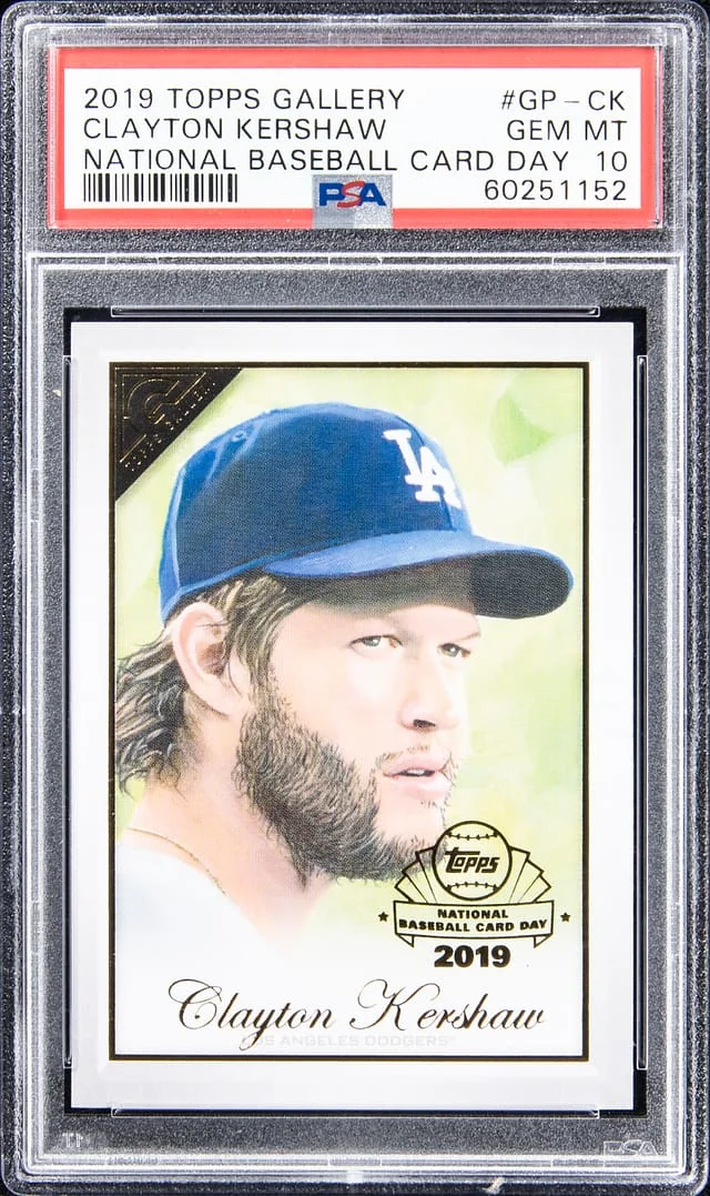 2019 Topps Clayton Kershaw Gallery National Baseball Card Day #GP-CK card image