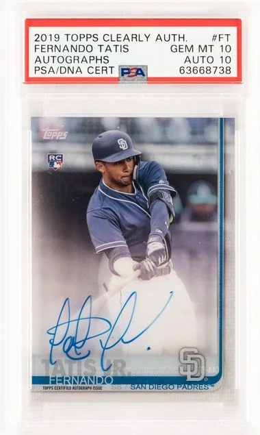 2019 Topps Clearly Authentic Autographs Ft Fernando Tatis Jr. #no-number card image