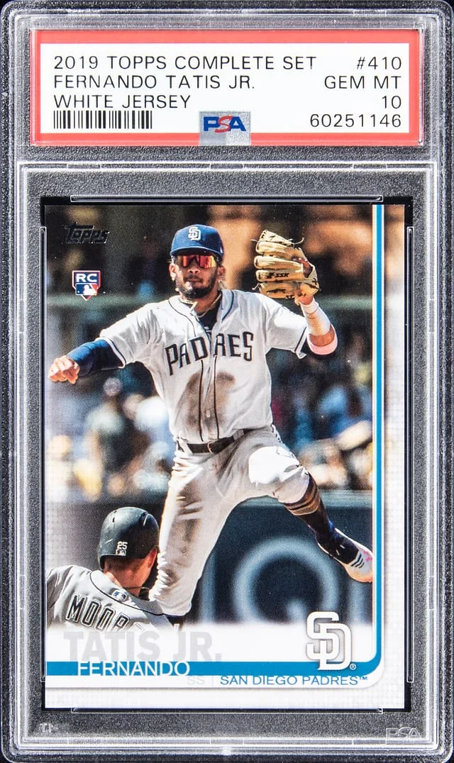 2019 Topps Complete Set Fernando Tatis Jr., White #410 card image