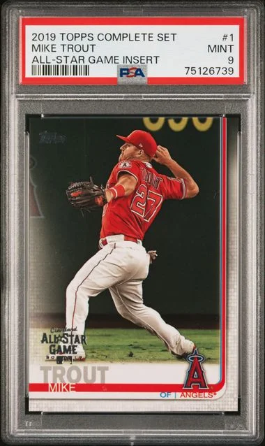 2019 Topps Complete Set Mike Trout All-Star Game Insert #1 card image