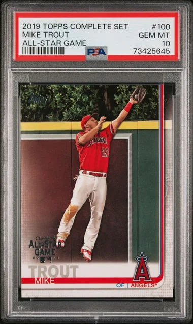 2019 Topps Complete Set Mike Trout All-Star Game #100 card image