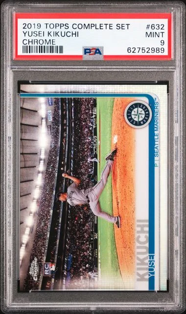 2019 Topps Complete Set Yusei Kikuchi Chrome #632 card image