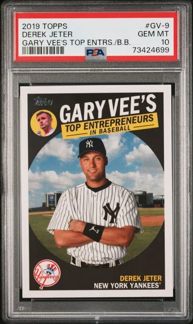 2019 Topps Derek Jeter Gary Vee'S Top Entrepreneurs In Baseball #Gv-9 card image