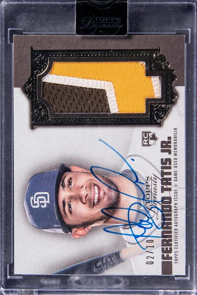 2019 Topps Dynasty Fernando Tatis Jr. Autograph Patch #DAP-FTJ8 card image