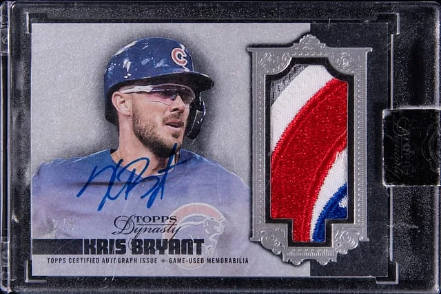 2019 Topps Dynasty Kris Bryant Dynastic Deed #DAP-KB4 card image