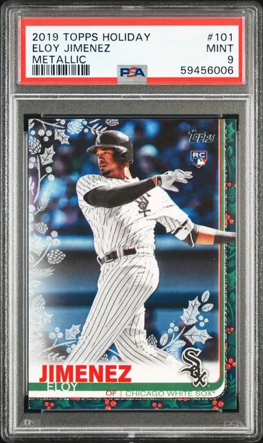2019 Topps Eloy Jimenez Holiday #101 card image
