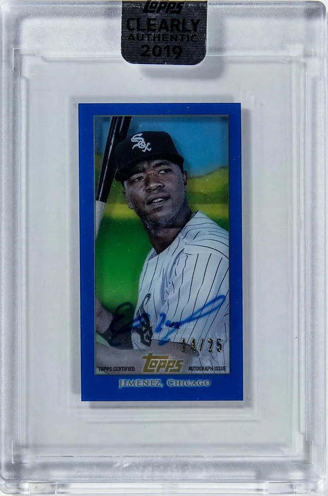 2019 Topps Eloy Jimenez - Topps Encased Clearly Authentic #TA-EJ card image