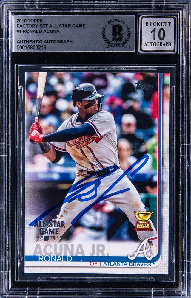 2019 Topps Factory Set Ronald Acuna Jr. All Star Game #1 card image