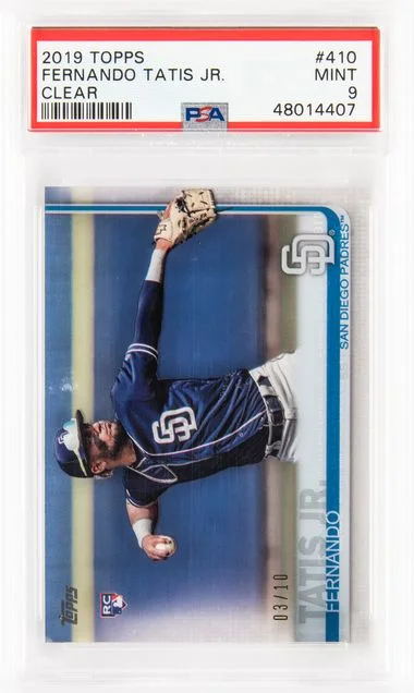 2019 Topps Fernando Tatis Jr. (#10) Clear #410 card image