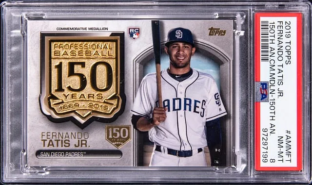 2019 Topps Fernando Tatis Jr. 150th Anniversary Commemorative Medallion #AMM-FT card image
