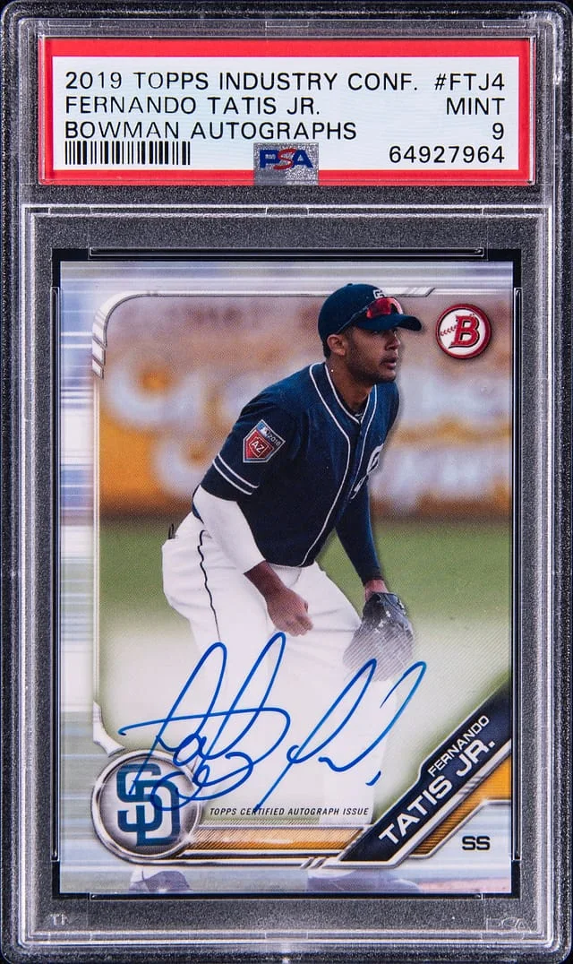 2019 Topps Fernando Tatis Jr. Industry Conference Bowman Autographs Bowman Autographs Ftj4 #FTJ4 card image