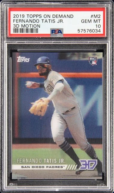 2019 Topps Fernando Tatis Jr. On Demand 3D Motion #M-2 card image