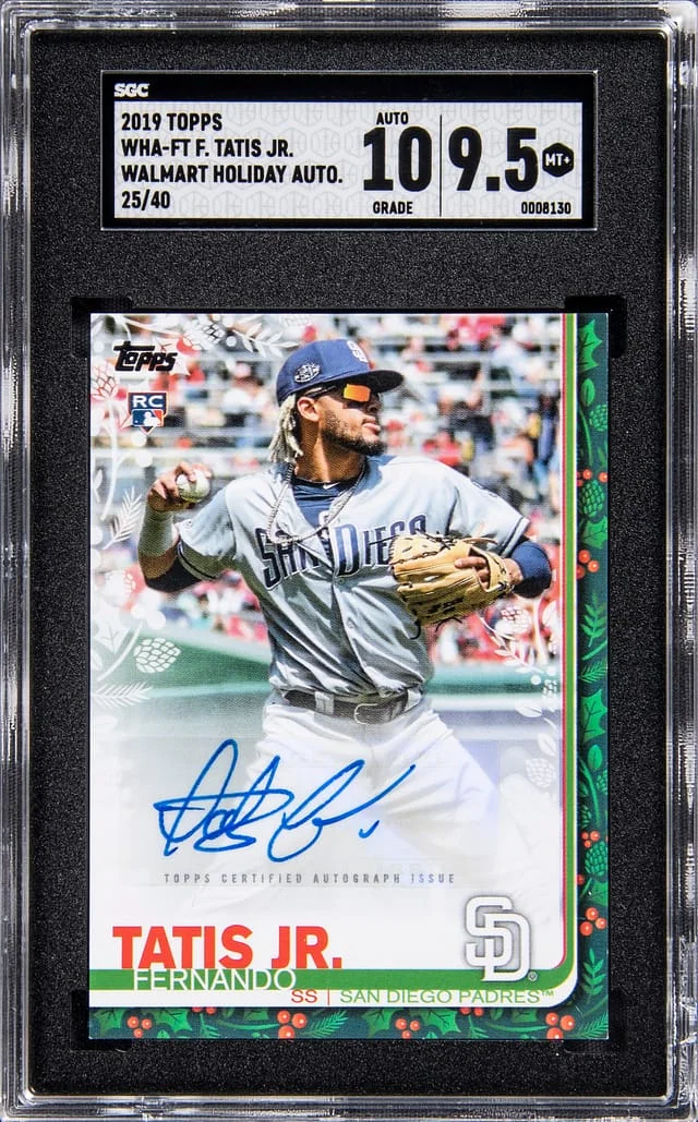 2019 Topps Fernando Tatis Jr. Walmart Holiday Autograph #WHA-FT card image