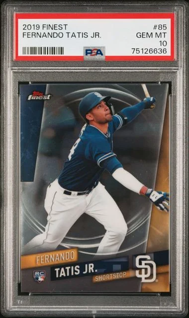2019 Topps Finest Fernando Tatis Jr. #85 card image