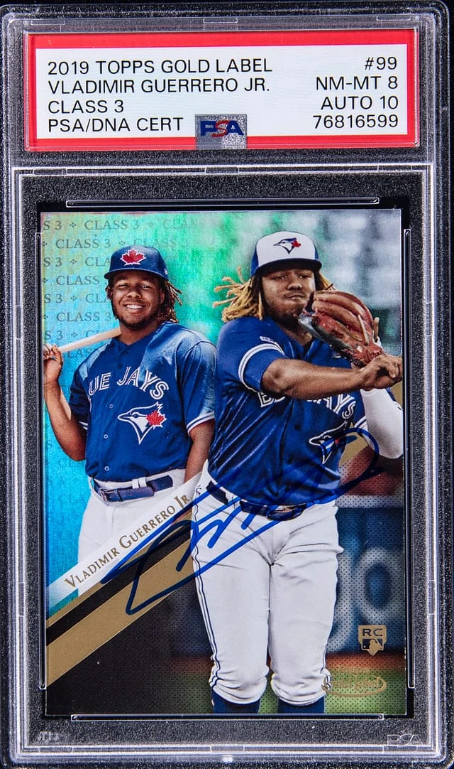 2019 Topps Gold Label Class 3 Vladimir Guerrero Jr. #99 card image