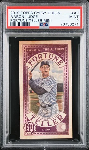 2019 Topps Gypsy Queen Aaron Judge Fortune Teller Mini #FTM-AJ card image