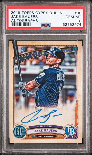 2019 Topps Gypsy Queen Jake Bauers Autograph #JB card image