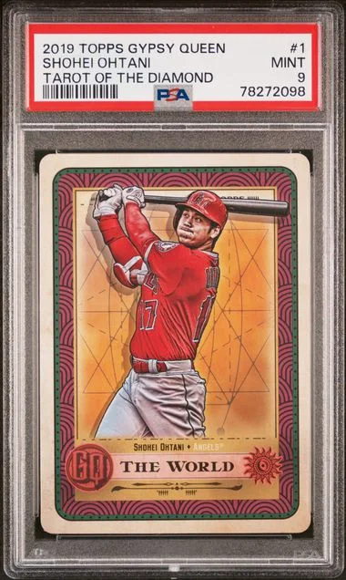 2019 Topps Gypsy Queen Shohei Ohtani Tarot Of The Diamond #1 card image