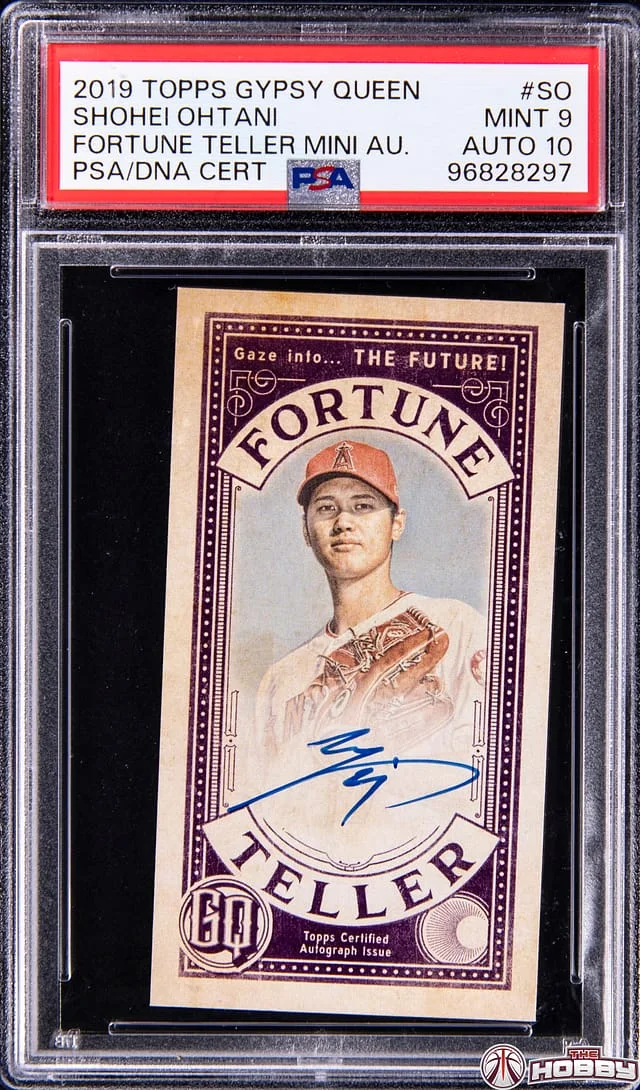 2019 Topps Gypsy Queen Shohei Ohtani Fortune Teller Mini Autographs #FTMA-SO card image
