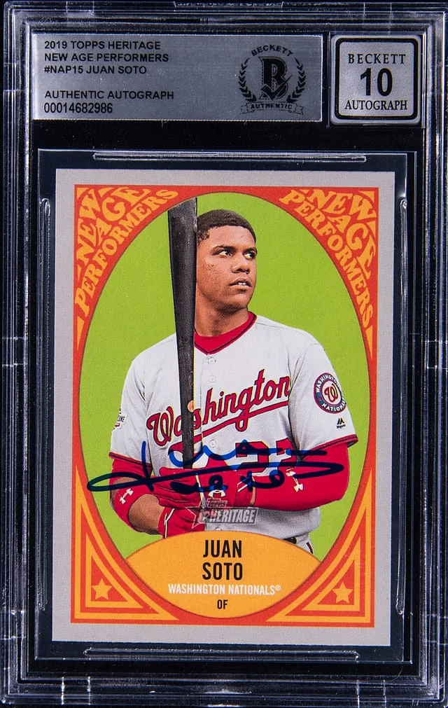 2019 Topps Heritage Juan Soto New Age Performers #NAP15 card image