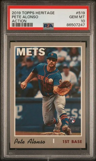 2019 Topps Heritage Pete Alonso #519 card image