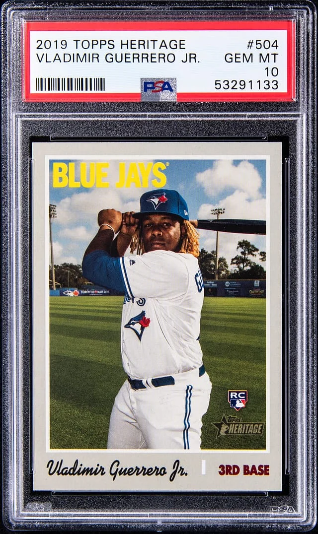 2019 Topps Heritage Vladimir Guerrero Jr. #504 card image