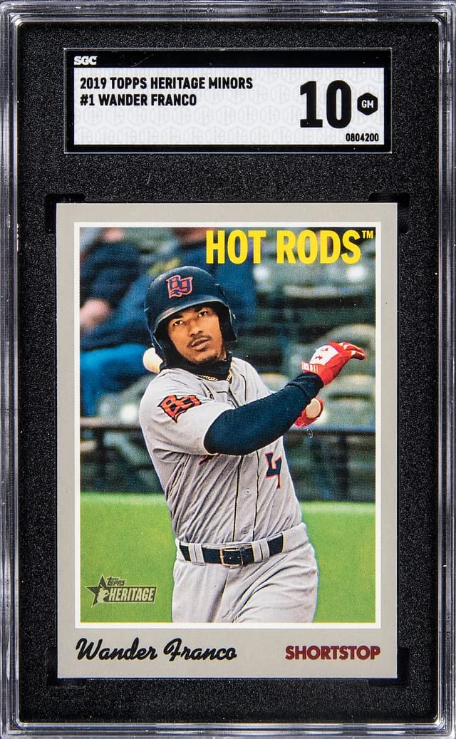 2019 Topps Heritage Wander Franco Minors #1 card image