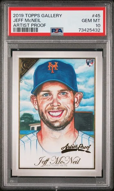 2019 Topps Jeff McNeil Gallery Artist Proof #45 card image