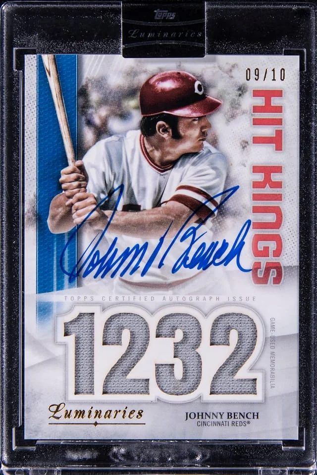 2019 Topps Johnny Bench Luminaries Hti Kings #HKAR-JB card image