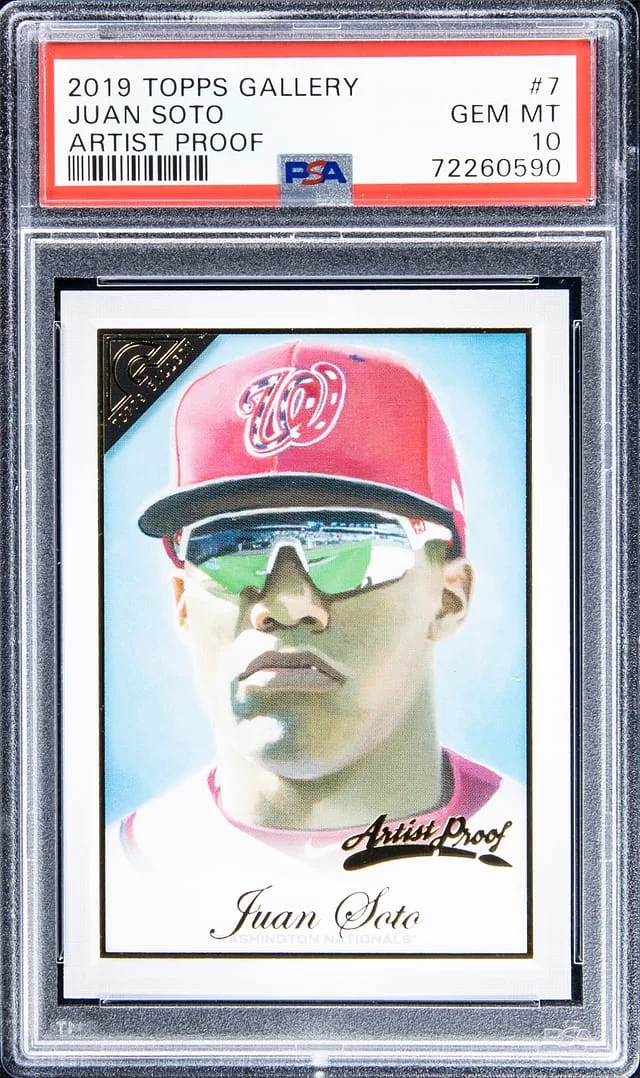 2019 Topps Juan Soto Gallery Artist Proof #7 card image