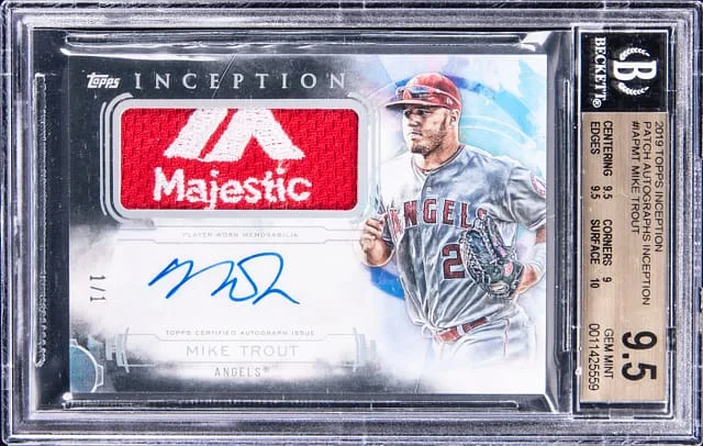 2019 Topps Mike Trout Inception #IAP-MT card image