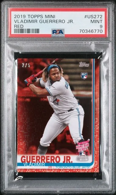 2019 Topps Mini Vladimir Guerrero Jr. Red #US272 card image