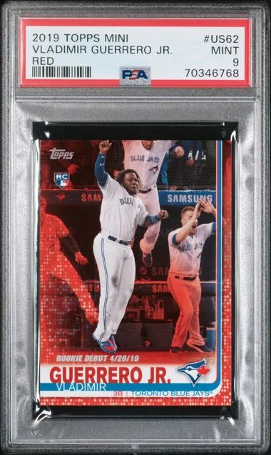 2019 Topps Mini Vladimir Guerrero Jr. Red #US62 card image