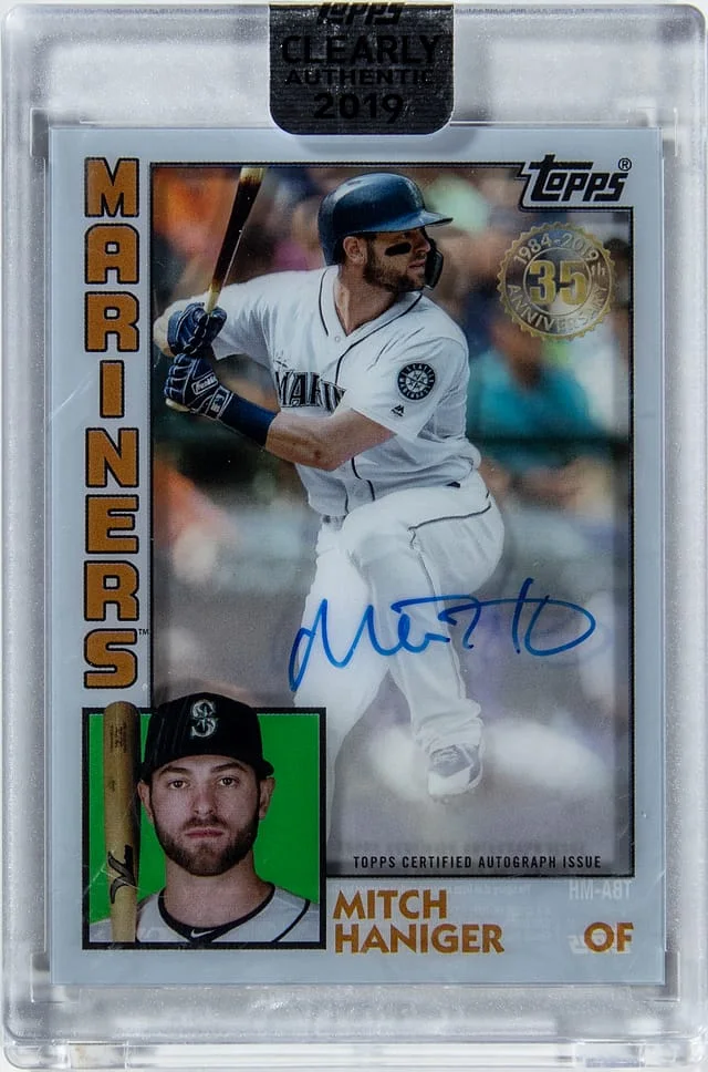 2019 Topps Mitch Haniger Clearly Authentic - 35th Anniversary #TBA-MH card image