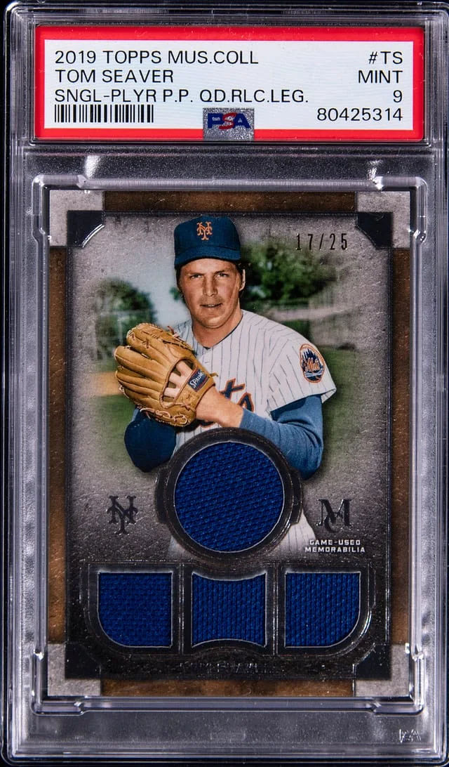 2019 Topps Museum Collection Tom Seaver #SPQL-TS card image
